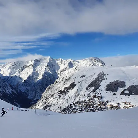 Studio 4 Personnes Au Pied Des Pistes Balcon Vue Montagne