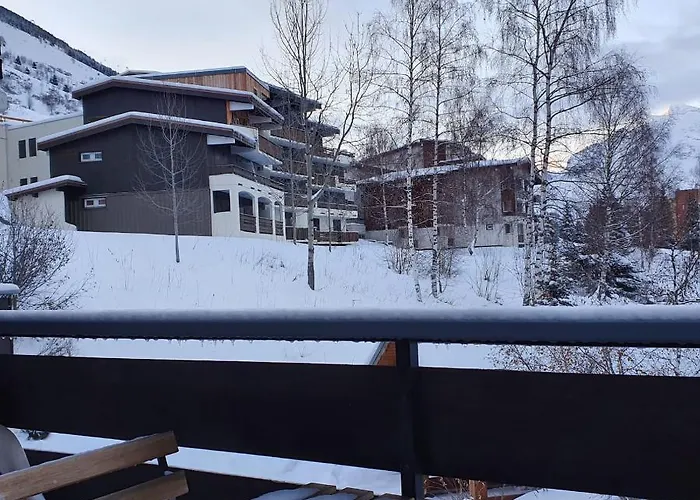 Cosy 4 Personnes - Atmosphere Chaleureuse Au Pied Des Pistes Ле дез Альп